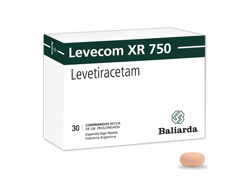 Levecom XR_750_20.png Levecom XR Levetiracetam anticonvulsivante antiepiléptico ausencias epilepsia convulsiones Levetiracetam Levecom XR